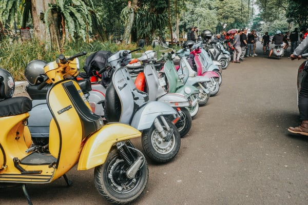 Scooter vs. Driver in Bali