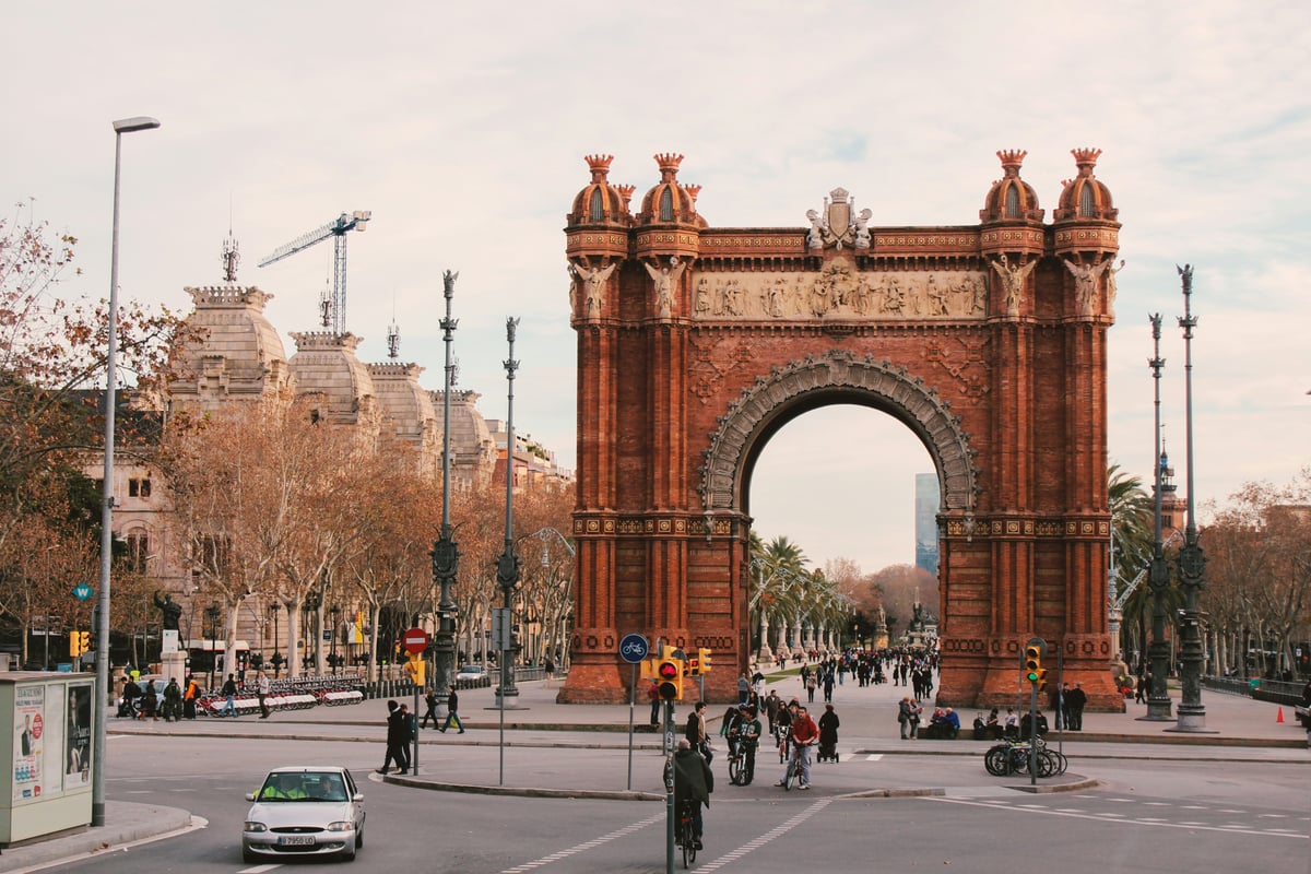 The Arc de Triomf promenade, rowboats on the Ciutadella lake, or a hilltop park view