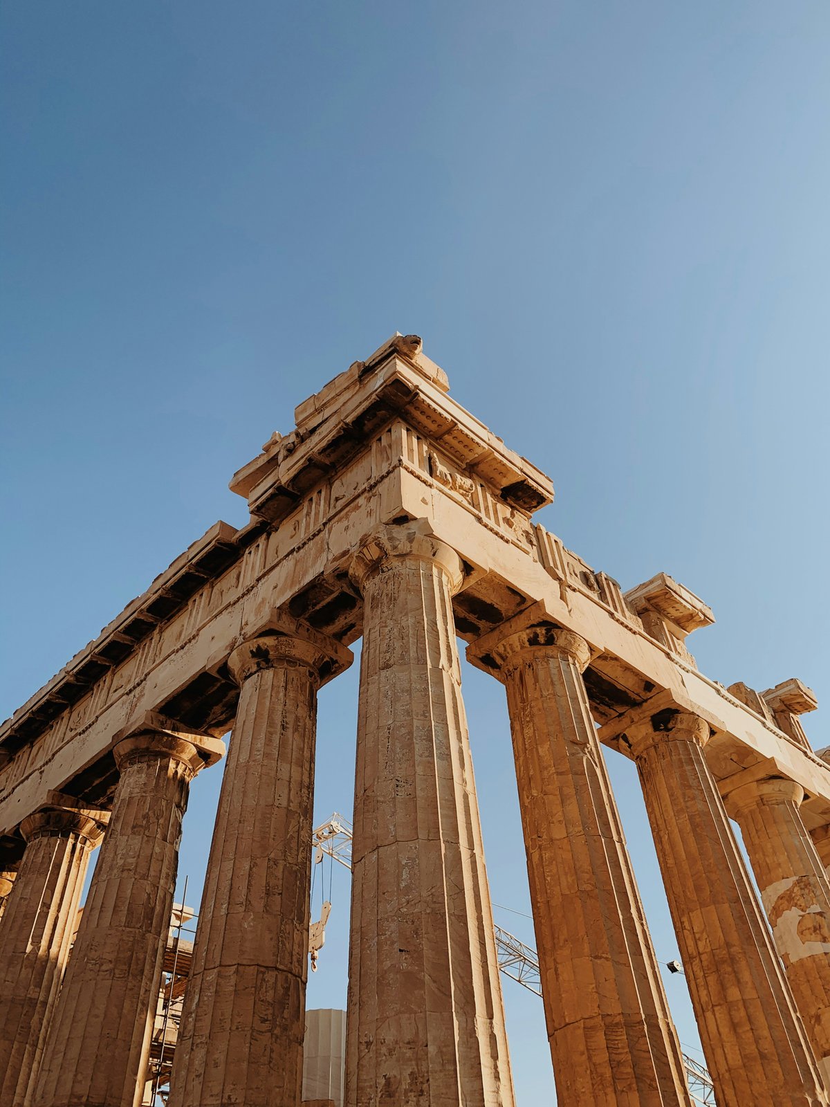 The Parthenon on the Acropolis in warm late-afternoon light, few crowds