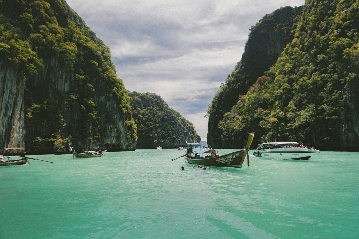 A bright, iconic Thailand scene that signals 'first big trip'