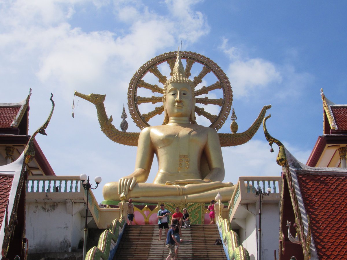 Koh Samui's Big Buddha or the Fisherman's Village street