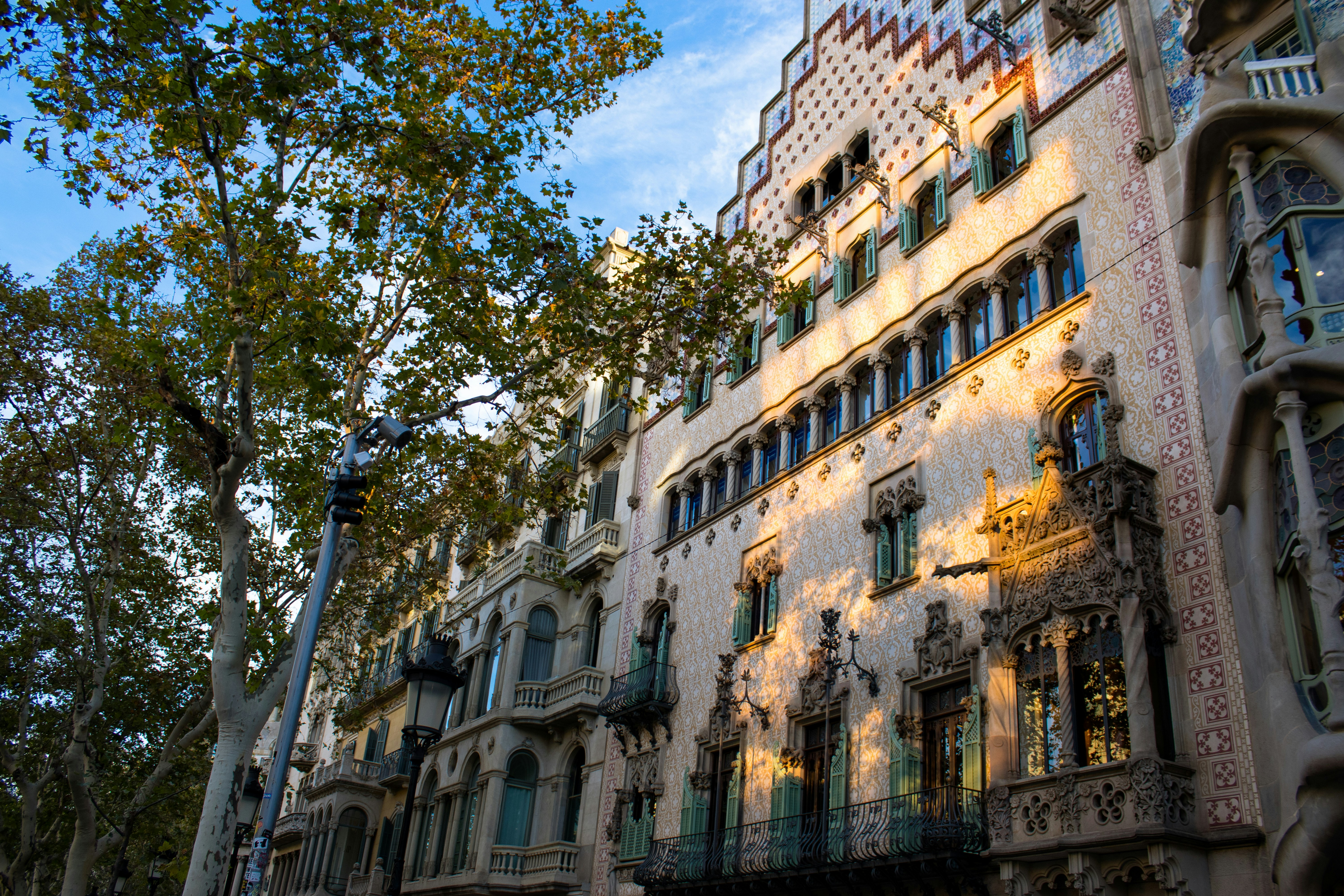 Palau de la Música stained-glass dome or Hospital de Sant Pau pavilions