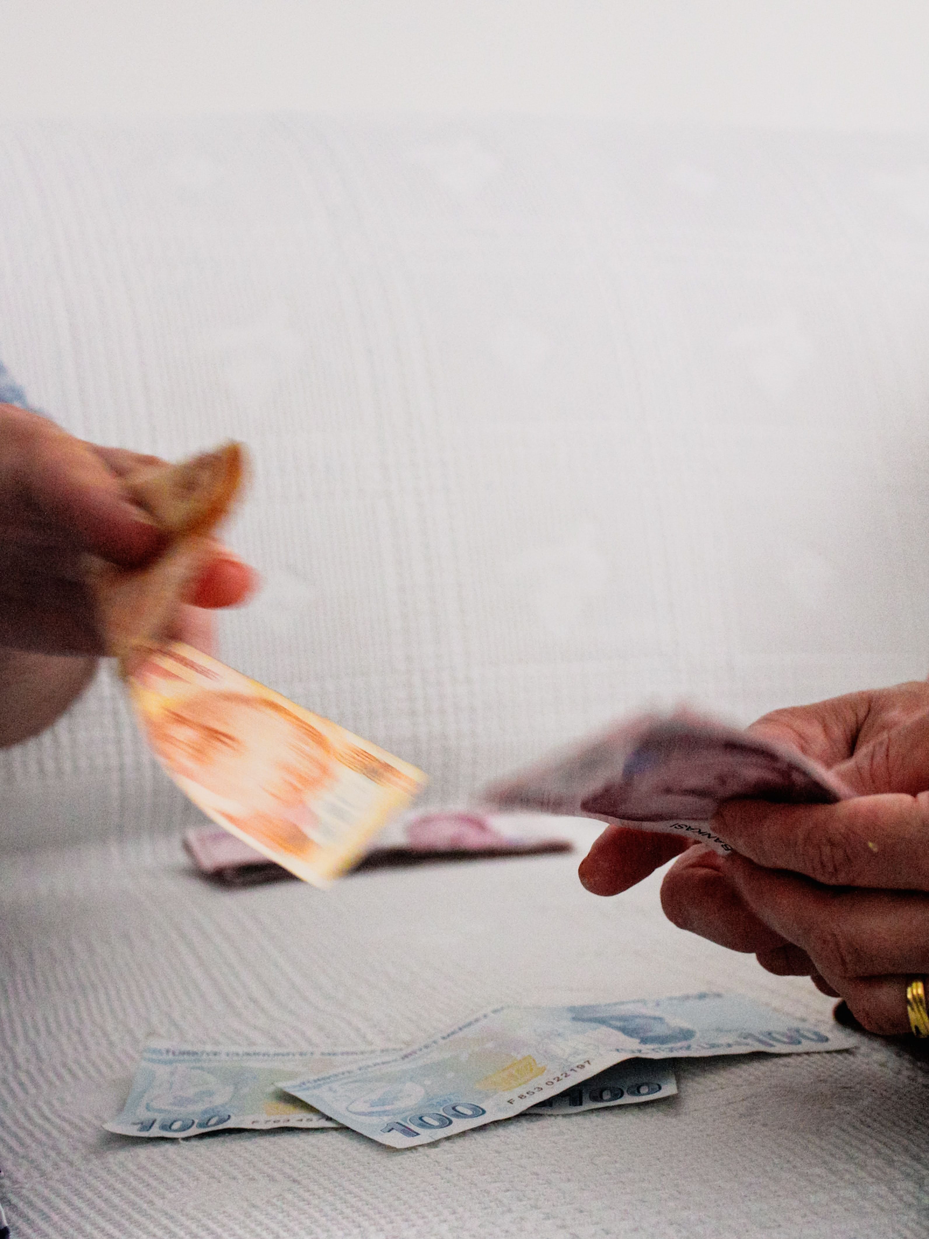 An ATM or a currency-exchange scene in a Turkish city, generic
