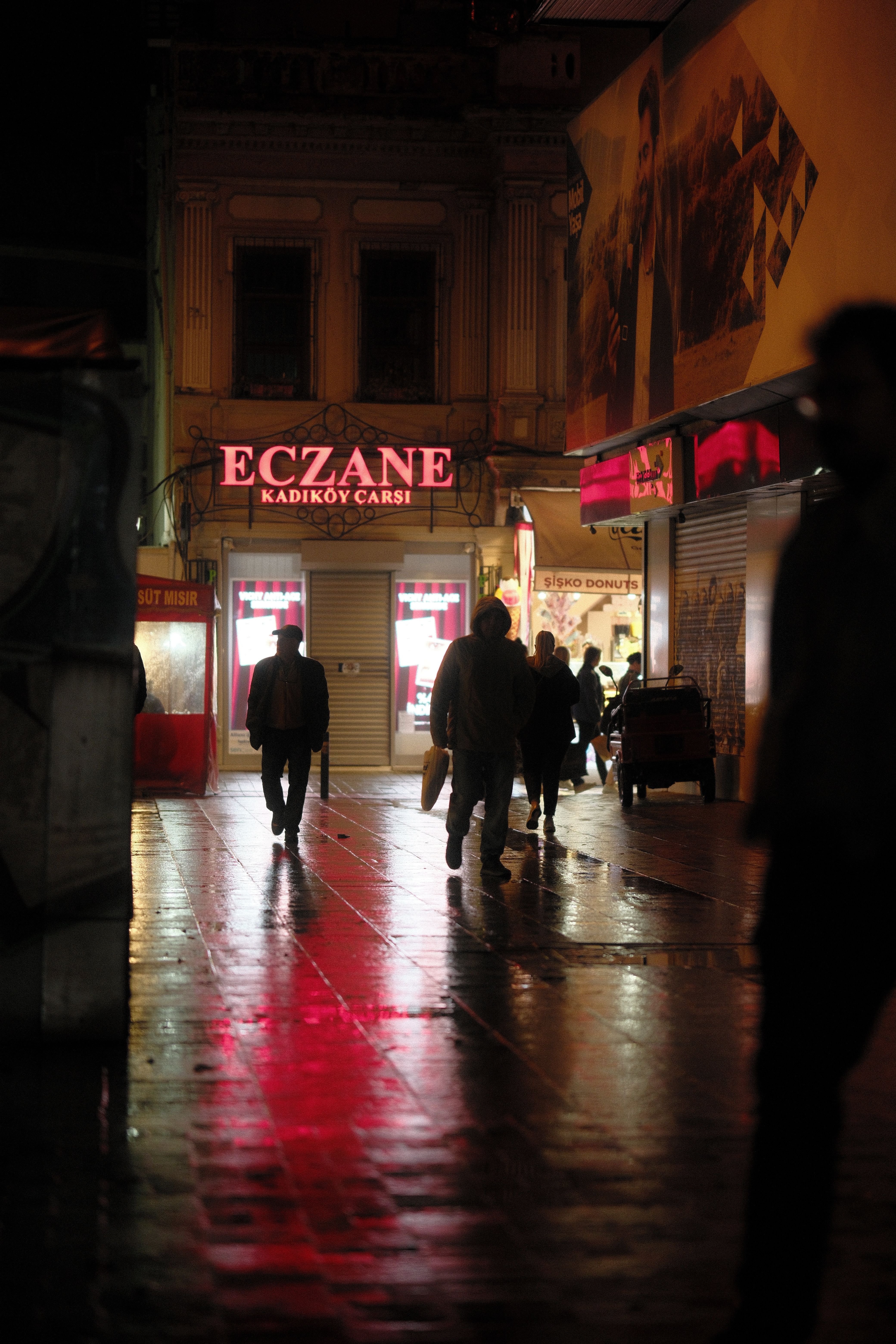 A clean, busy Turkish food market or restaurant scene, generic